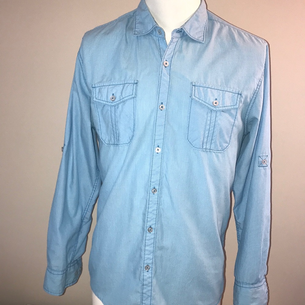 Michael Brandon long sleeve shirt SIZE M